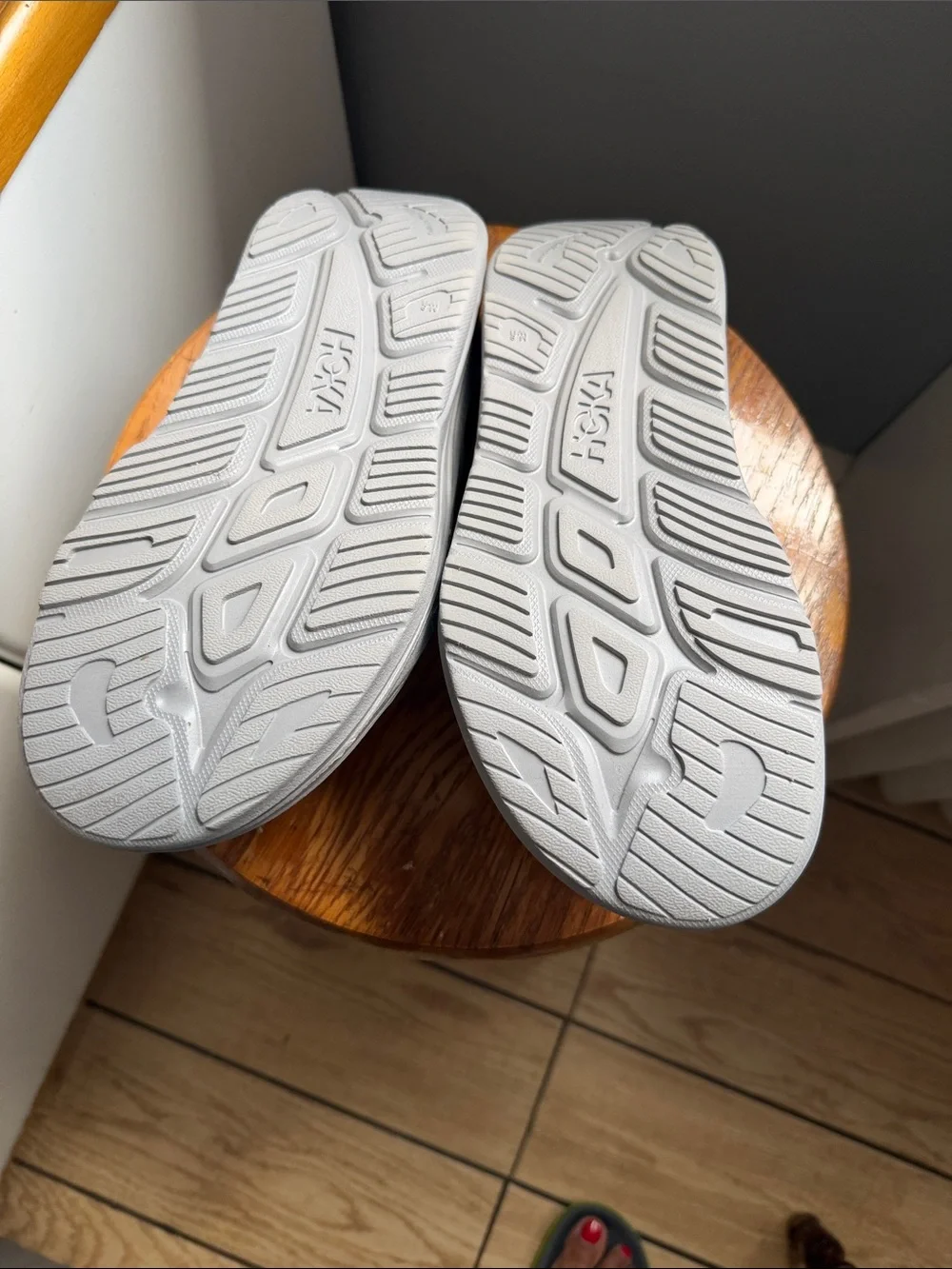 Light Gray Slide Sandals - Minimal Slip-On Style